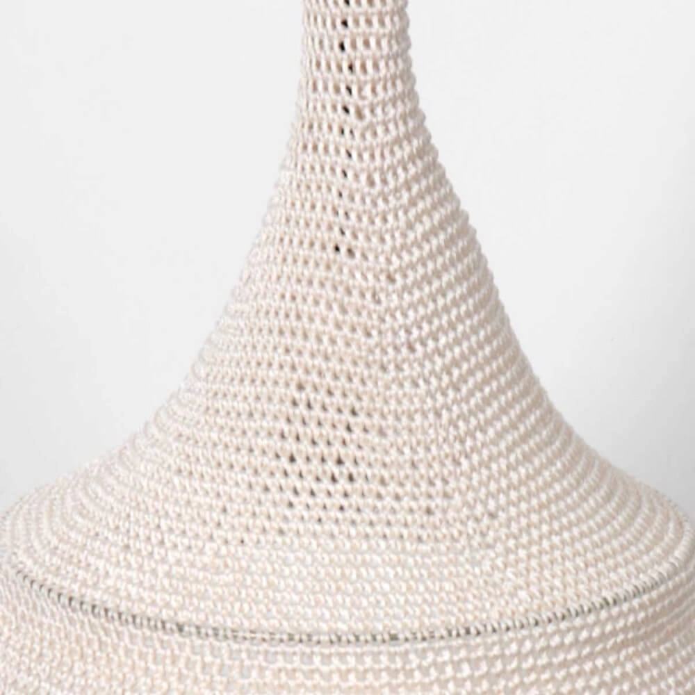 Ø 60cm hanglamp Marrakesch van wit touw Steinhauer 8712746161502