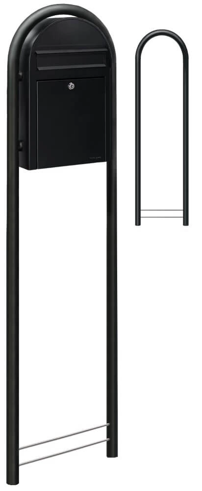 Brievenbus Classic S st9005 Struktuurzwart Bobi 6417237039323