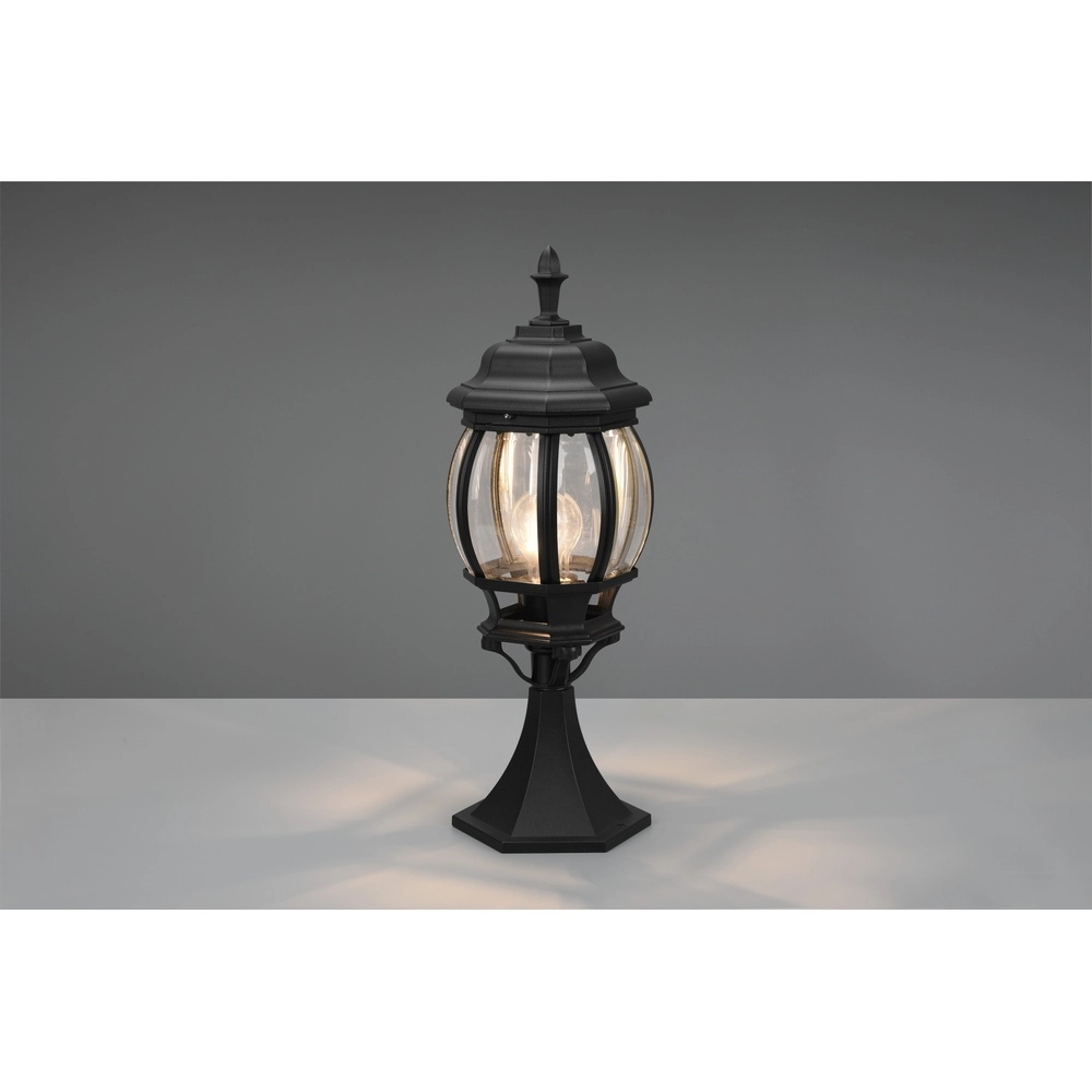 Sokkellamp Elvo zwart Trio 4017807543827