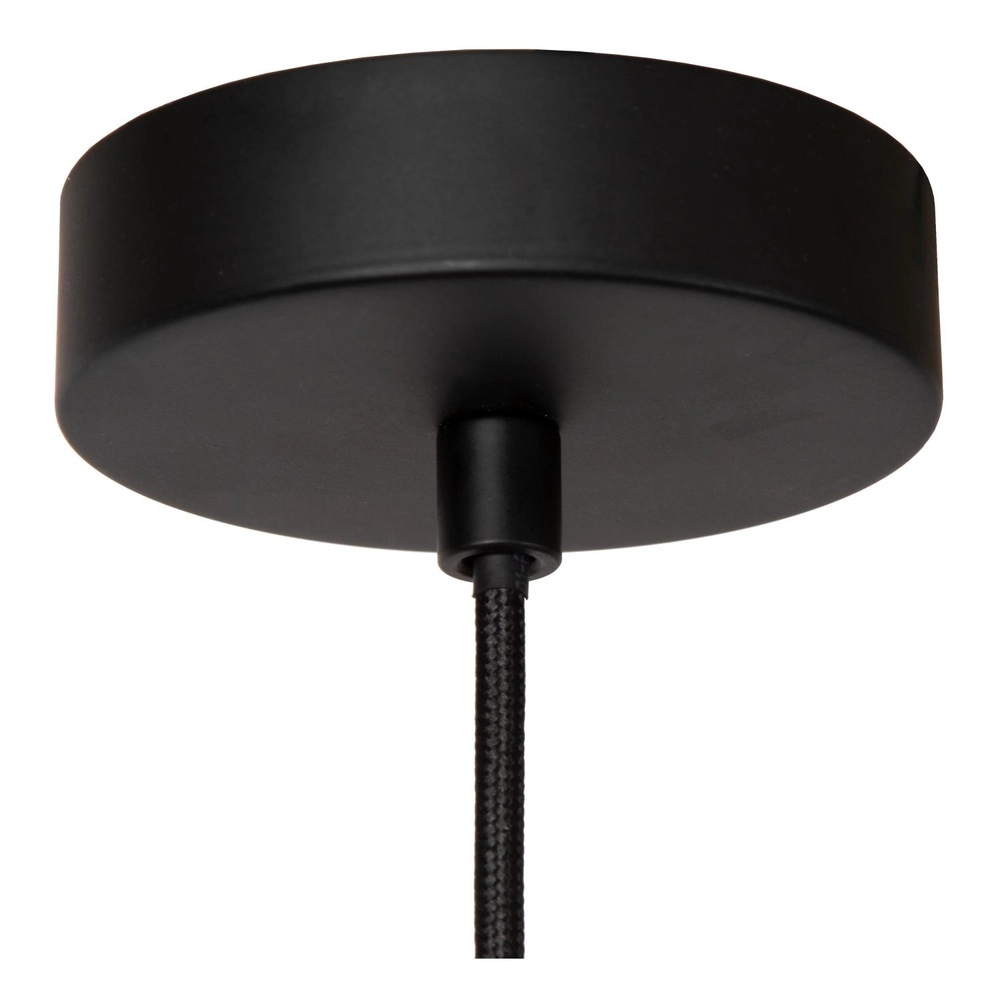 Design hanglamp Singala Ø 30cm goud met wit Lucide 5411212251084