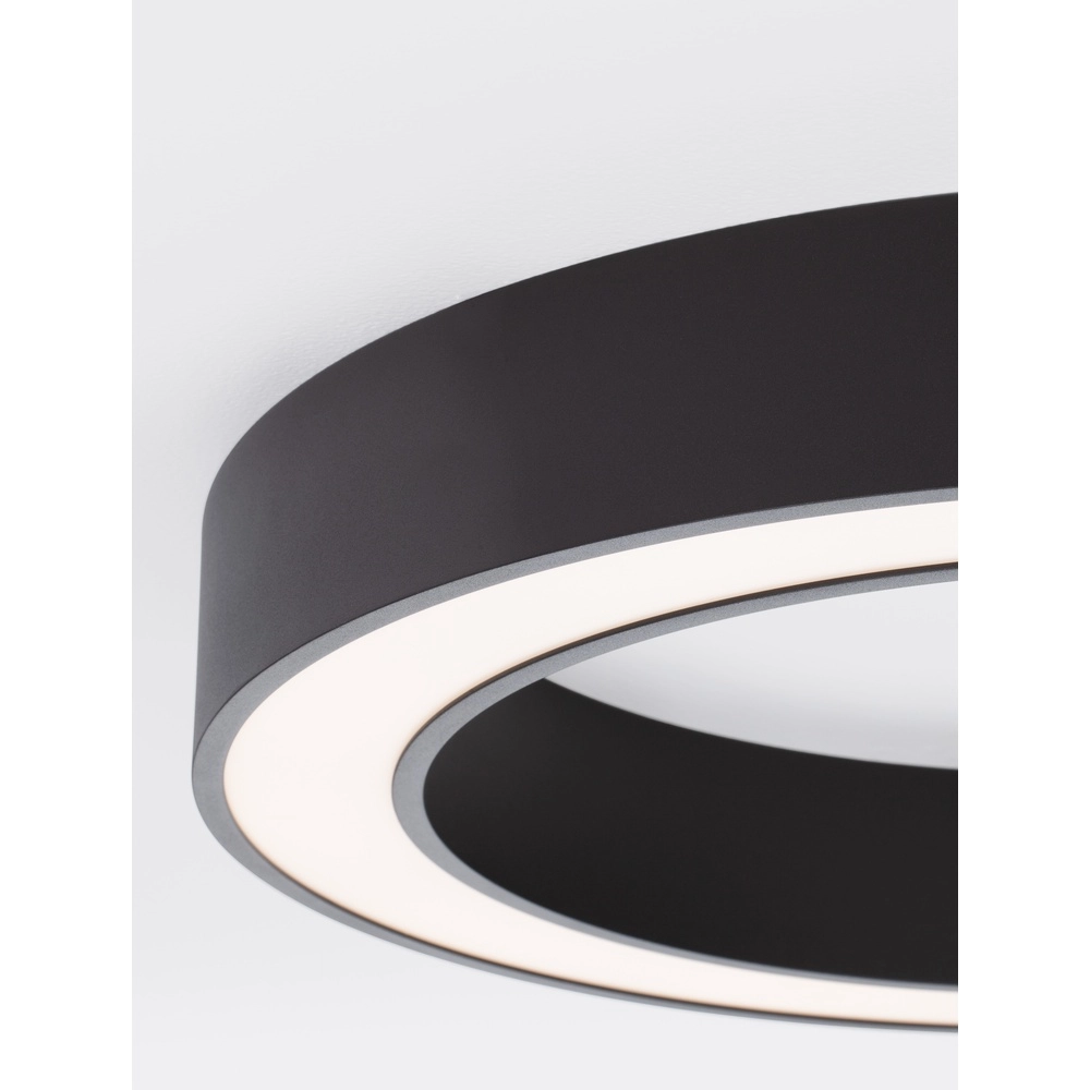 Plafondlamp Morbido zwart Ø 60cm Lyora 5212017438584