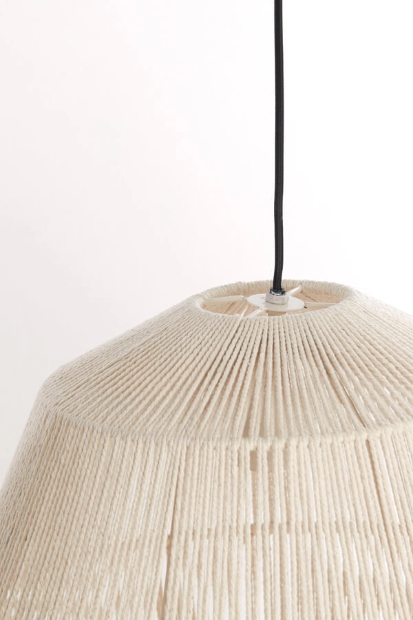 Scandinavische hanglamp Deya crème Ø38cm Light & Living 8717807744953