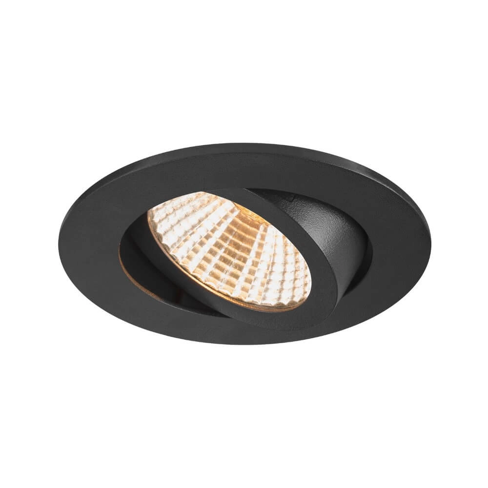 Ronde led spot New Tria Uni zwart - CCT - 600lm - 38g SLV 4024163277334