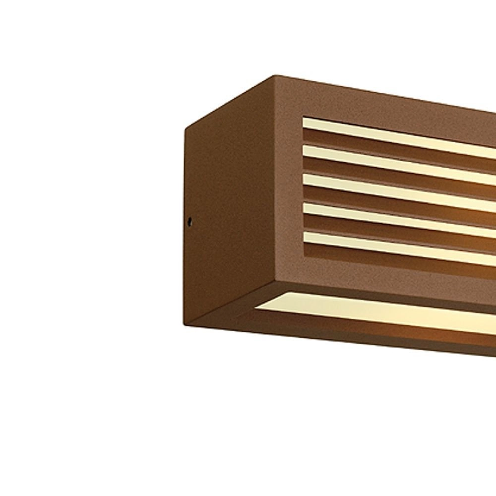 Buitenlamp Box L E27 roestbruin SLV 4024163129381