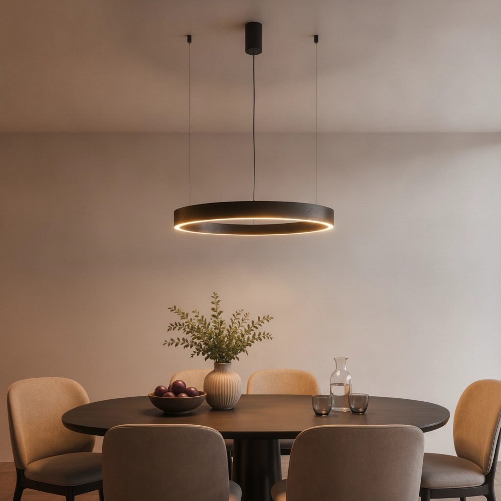 Hanglamp Motif zwart Ø 60cm 3000K