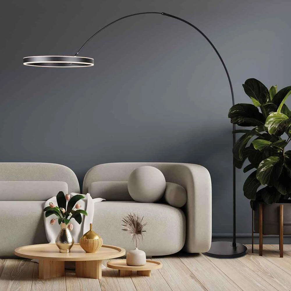 Design booglamp Ringlux zwart Steinhauer 8712746176551