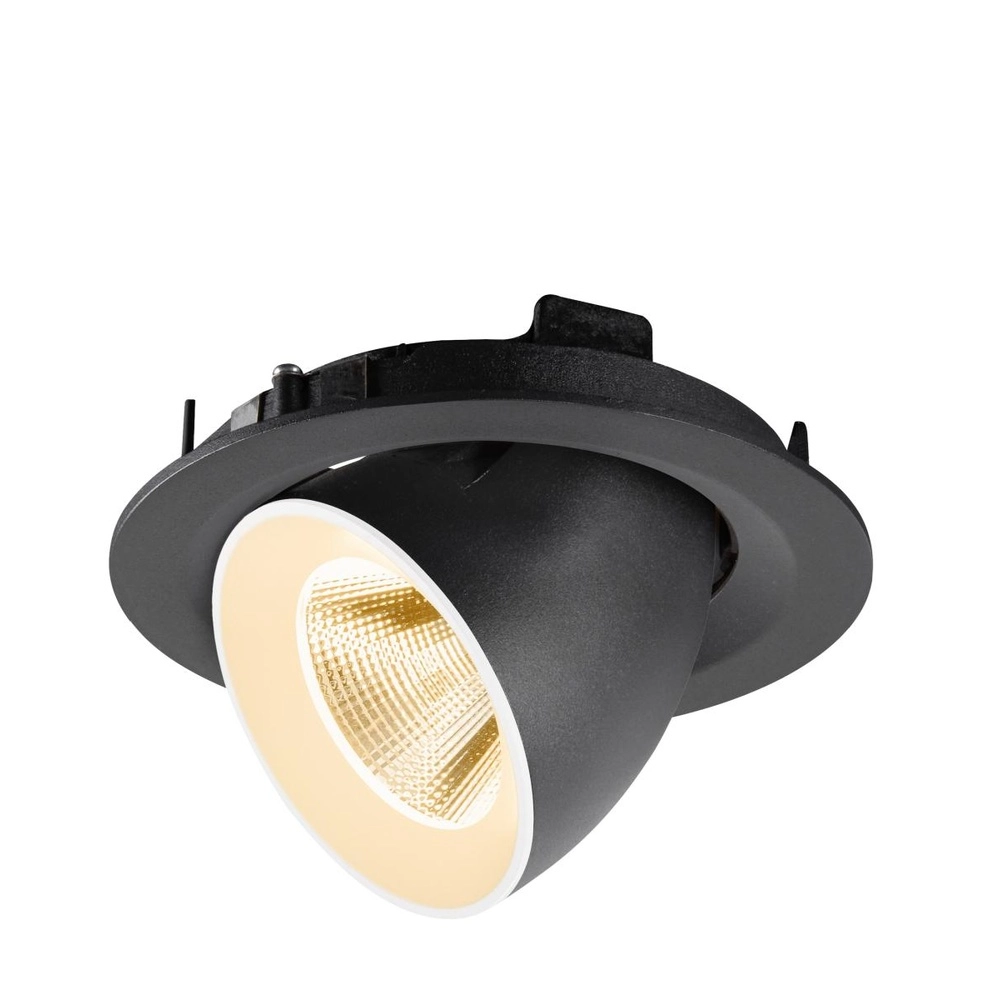 Inbouwspot Numinos Gimble M zwart/wit 2700K - 20gr SLV 4024163312127