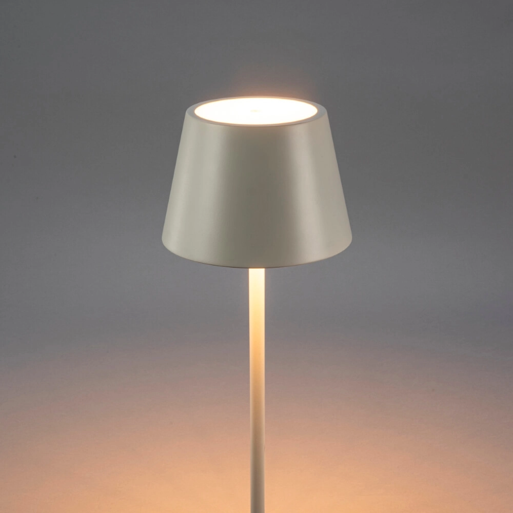 Oplaadbare vloerlamp Pomezia Medium wit KonstSmide 7318307841251