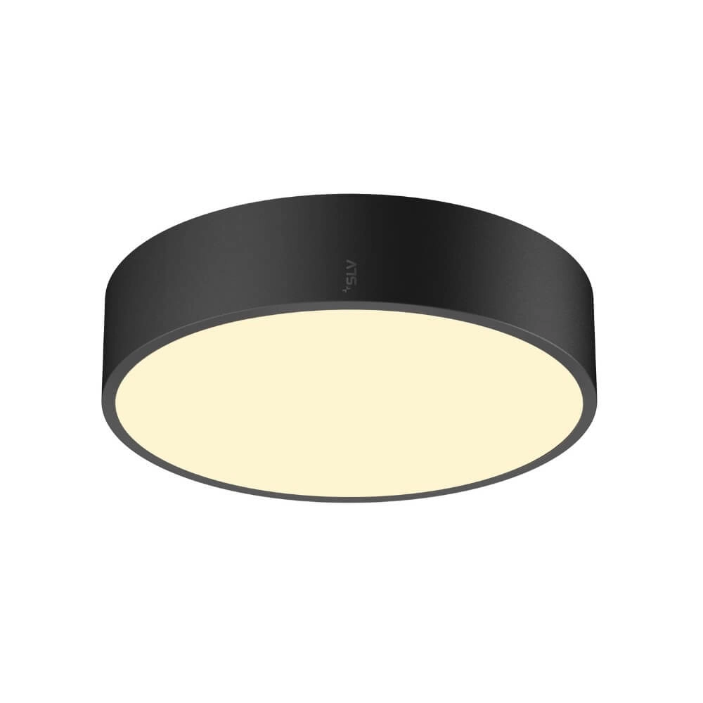 Plafondlamp / Hanglamp Medo 30 zwart - CCT - Ø 28cm