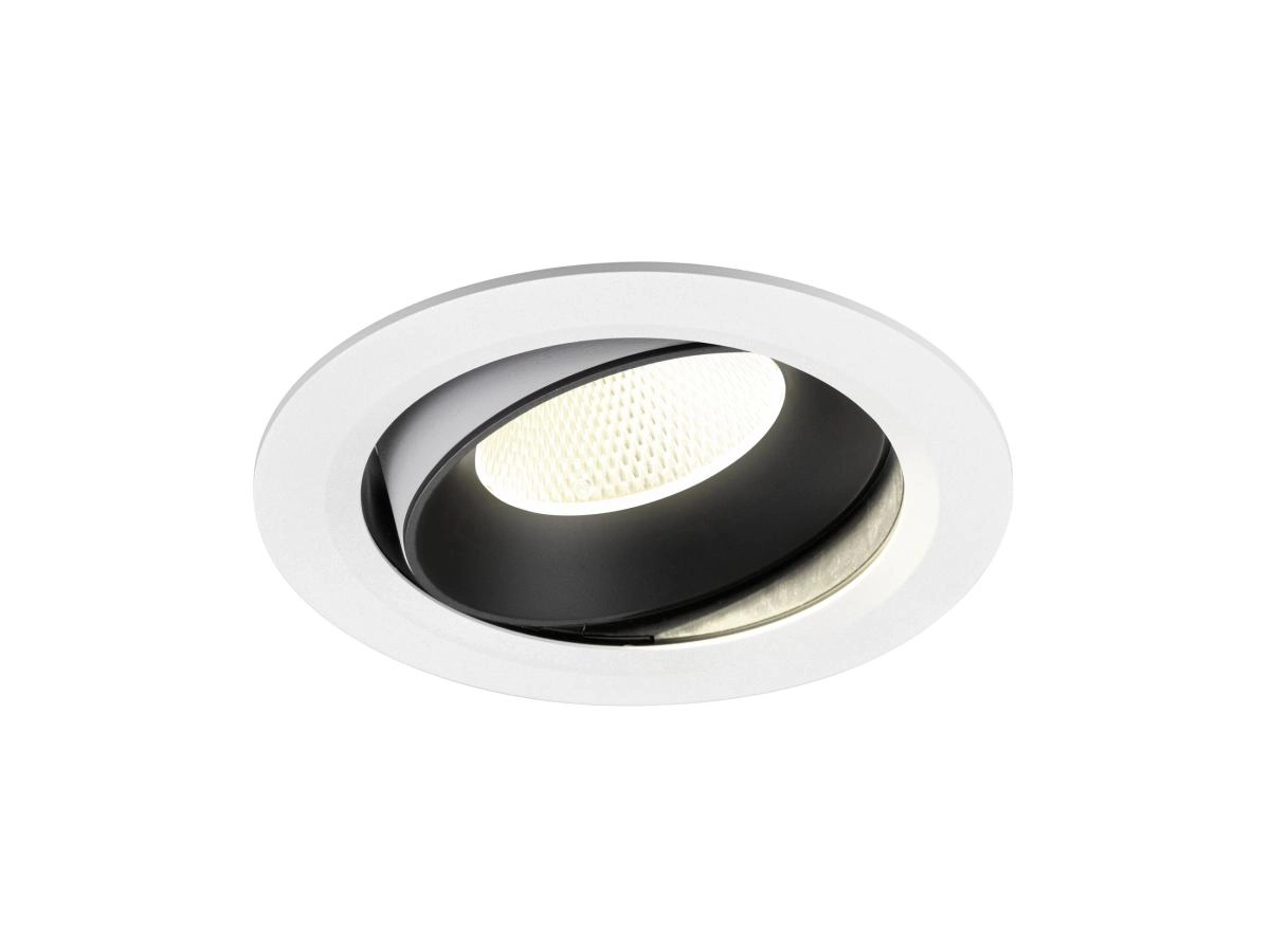 Inbouwspot Numinos Move XL wit/zwart 4000K - 20gr