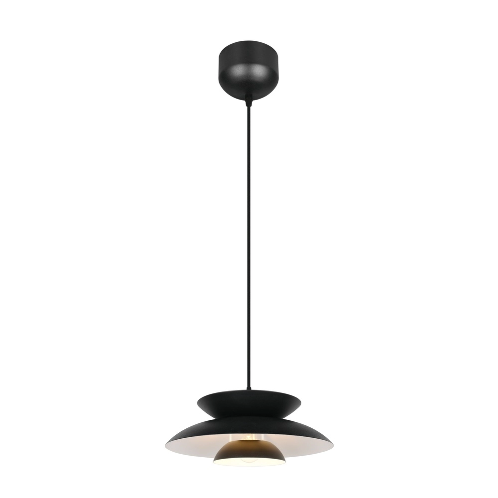 Hanglamp design Amarila zwart Ø 40cm Trio 4017807682786