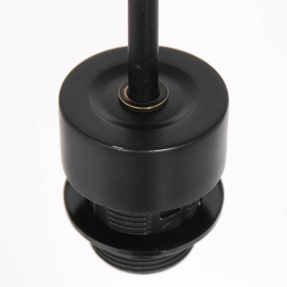 Hanglamp Sparkled Light zwart met strokleurige kap Ø 50cm Steinhauer 8712746172539