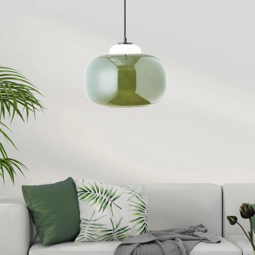 Hanglamp Blop groen Brilliant 4004353413339