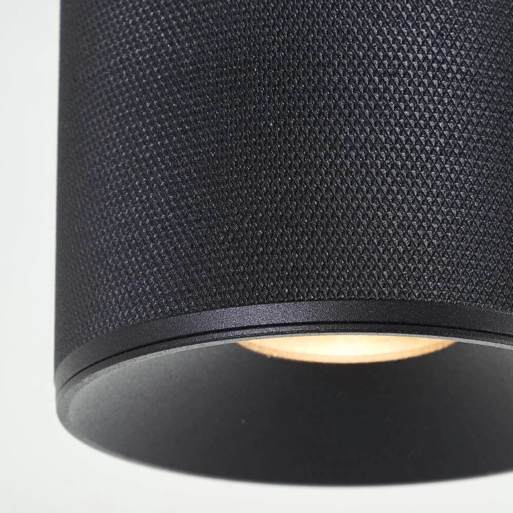 Opbouwspot Marty zwart rond Ø 10cm Brilliant 4004353438301