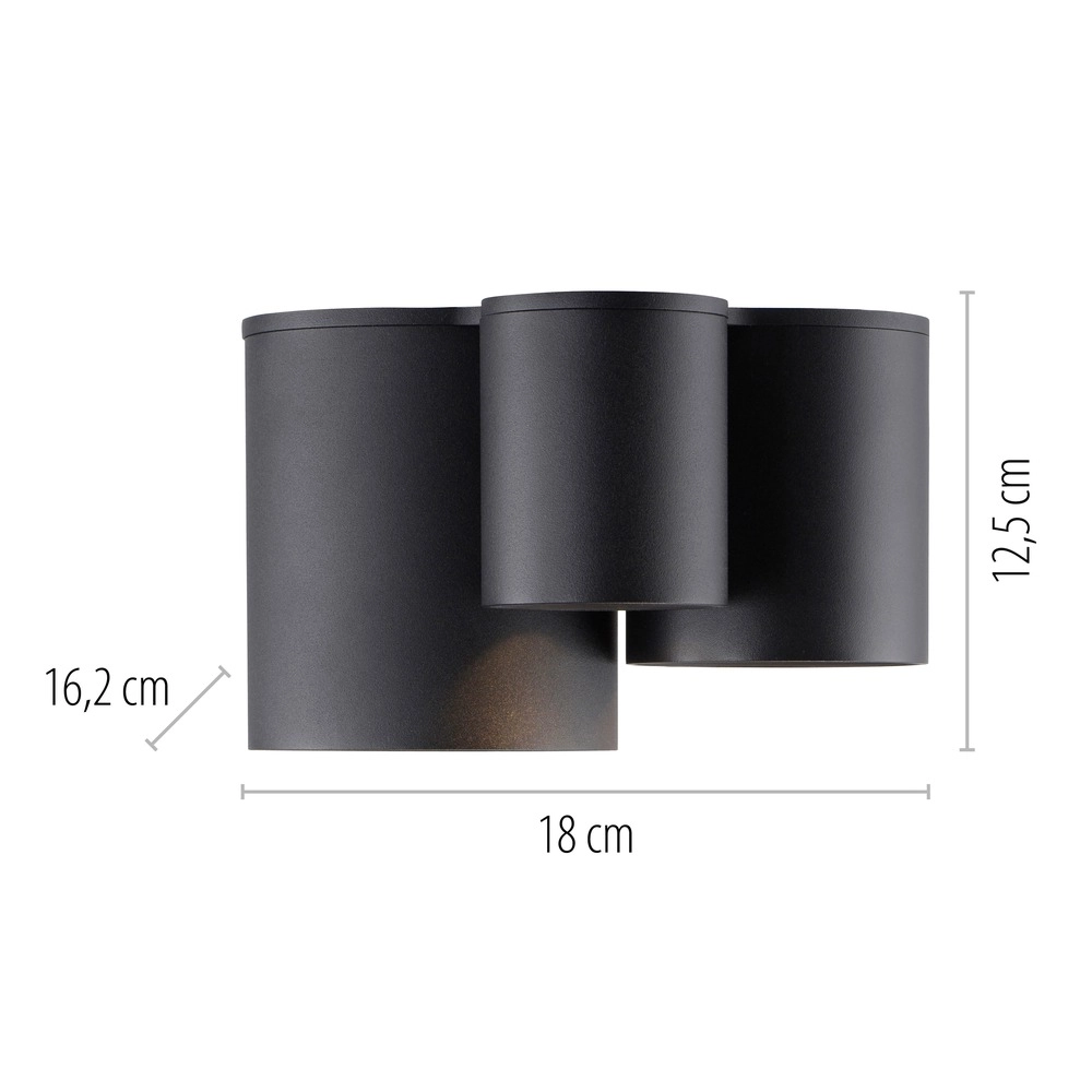 3L plafondlamp Pure Point black pearl Paul Neuhaus 4012248395714