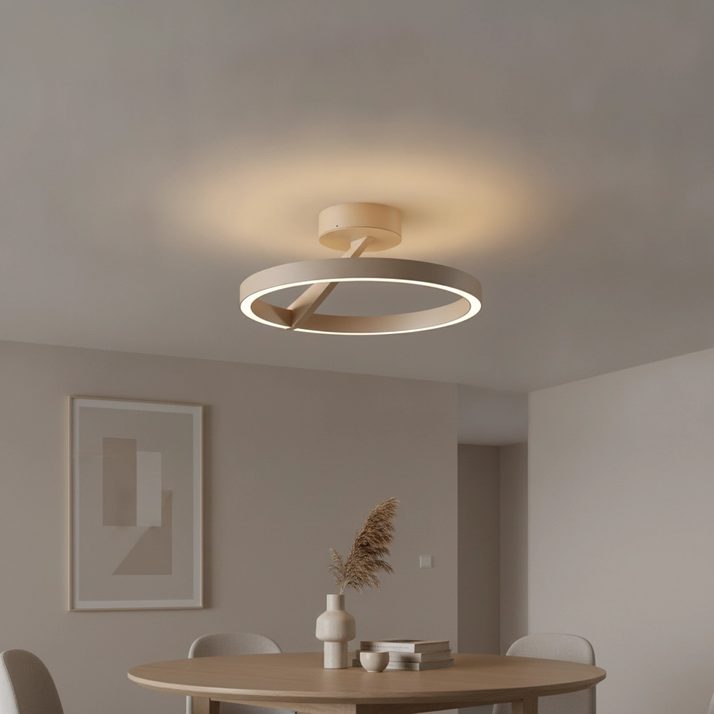 Design plafondlamp Oregon Ø 33cm - Champagne