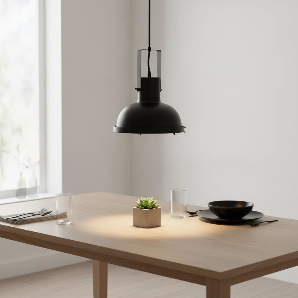 Hanglamp Ruvi 1-lichts zwart