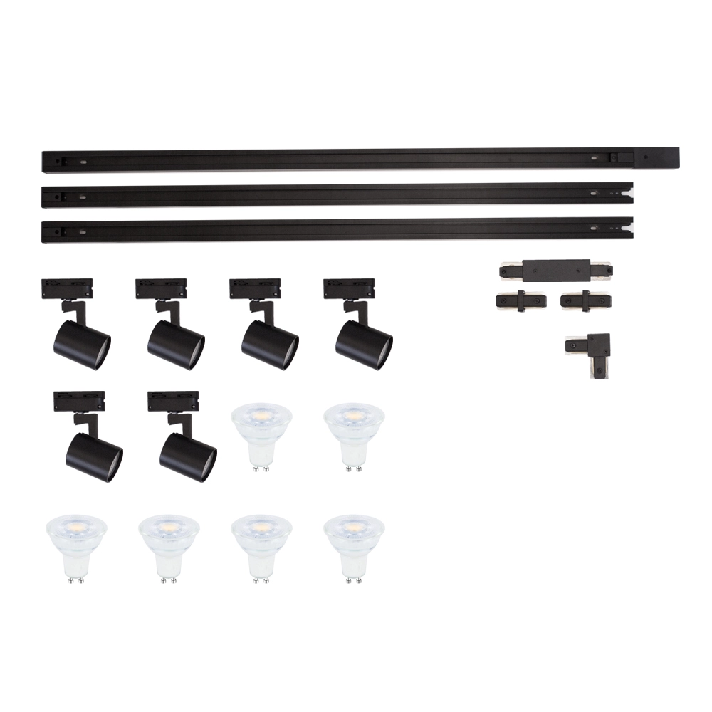 Railset 3 meter Unik met 6 spots