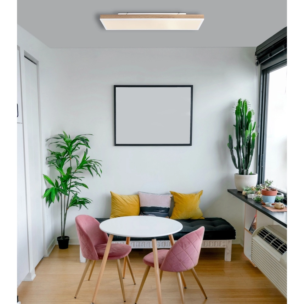 Design plafondlamp Doro 80cm hout Globo 9007371445165