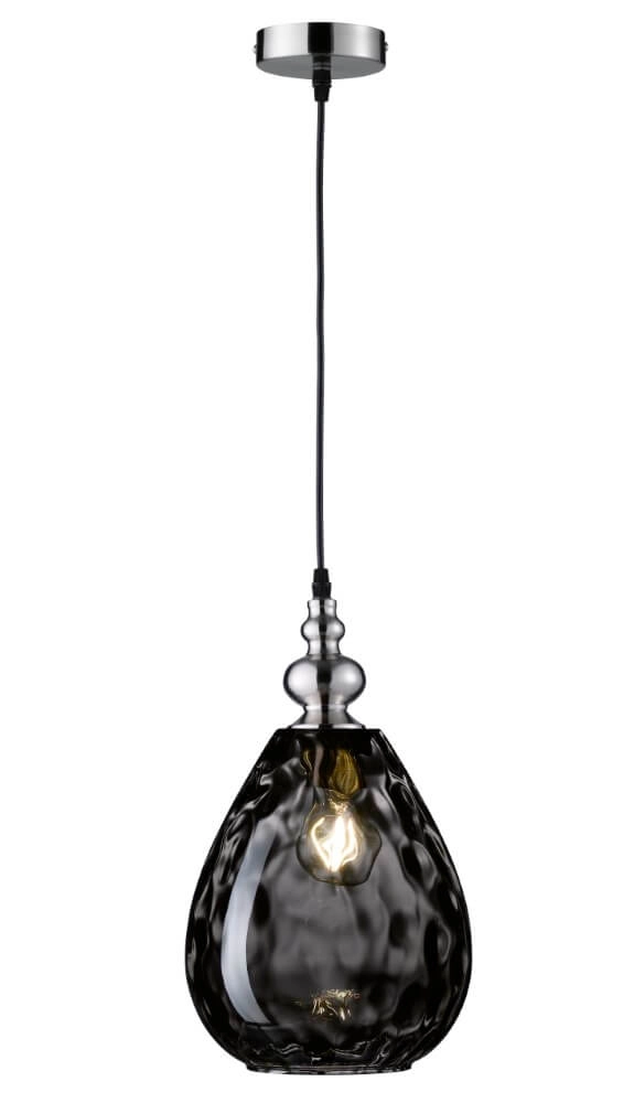 Oosterse hanglamp Uller met smoke glas