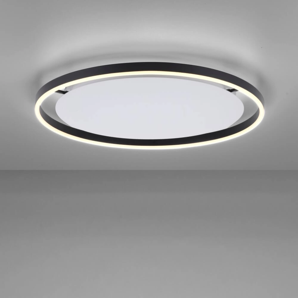 Plafondlamp Ritus zwart Ø 58,5cm Just Light 4043689983932