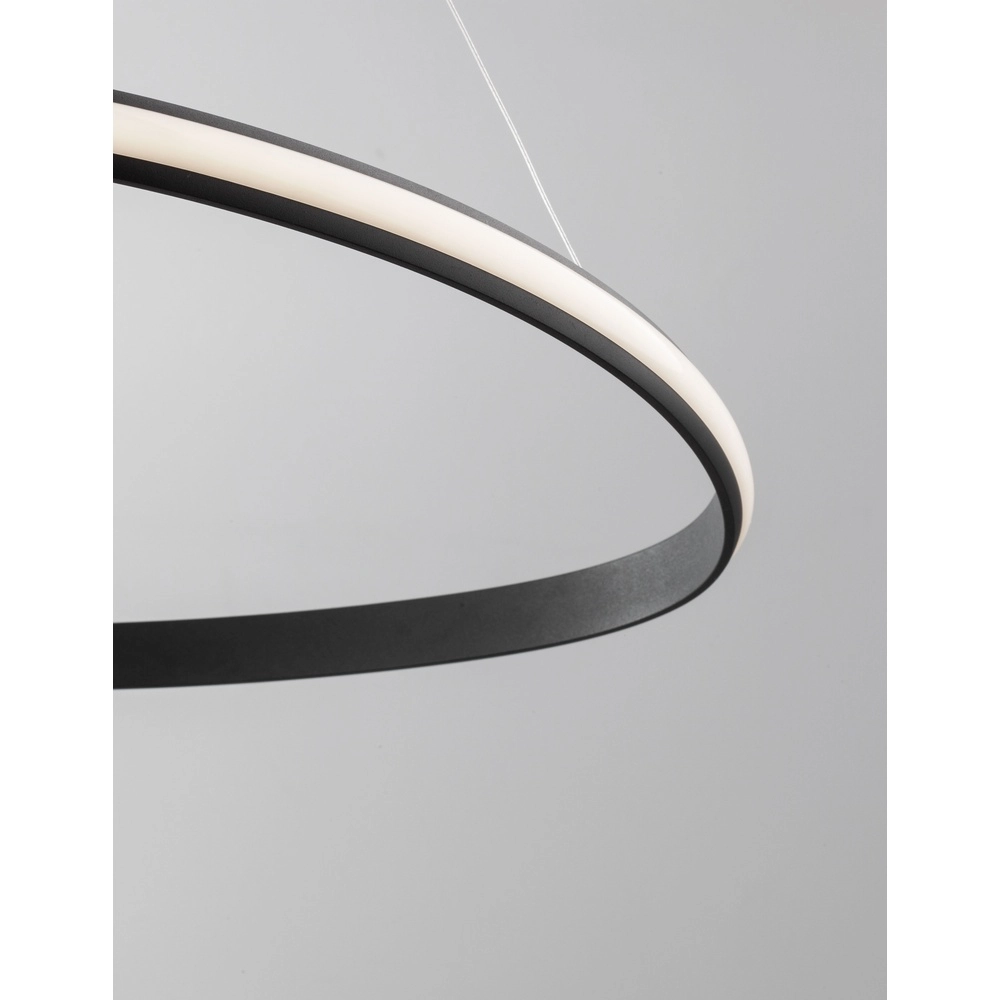 Design hanglamp Aries zwart Ø 74cm Lyora 5212017419842