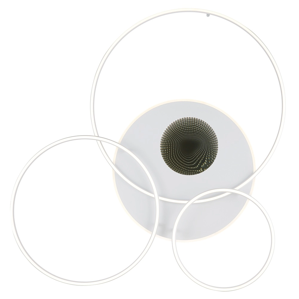 Moderne plafondlamp Invertina wit 126cm Globo 9007371576043