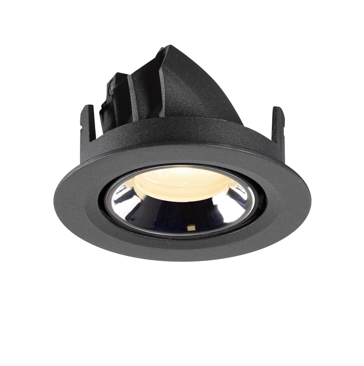 Inbouwspot Numinos Gimble XS zwart/chroom 3000K - 20gr SLV 4024163307086