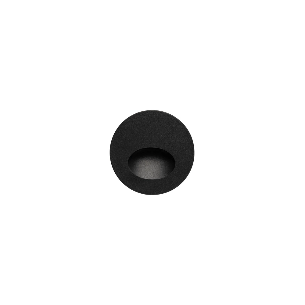 Inbouwlamp Ava Led zwart Ø 7cm