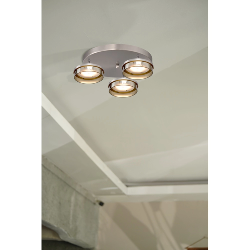 Plafondlamp Imperia 3-lichts nikkel Masterlight 8718121359632