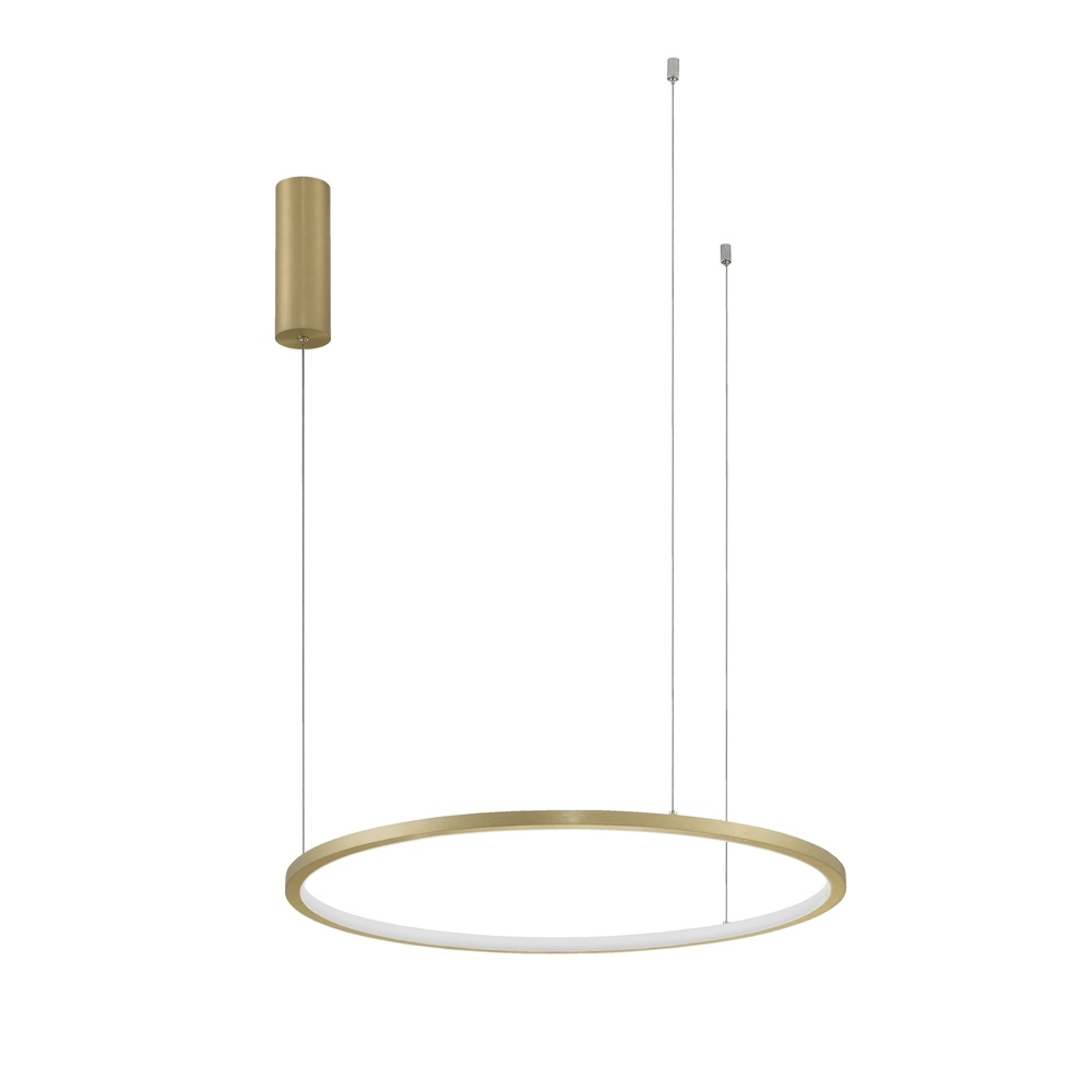 Round pendant lamp Tarquin gold Ø 60cm Lyora 5212017438270