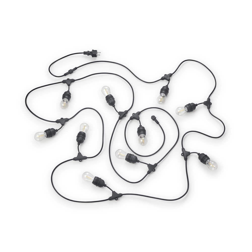 Feestverlichting Chain zwart 10-lichts Trio 4017807622720