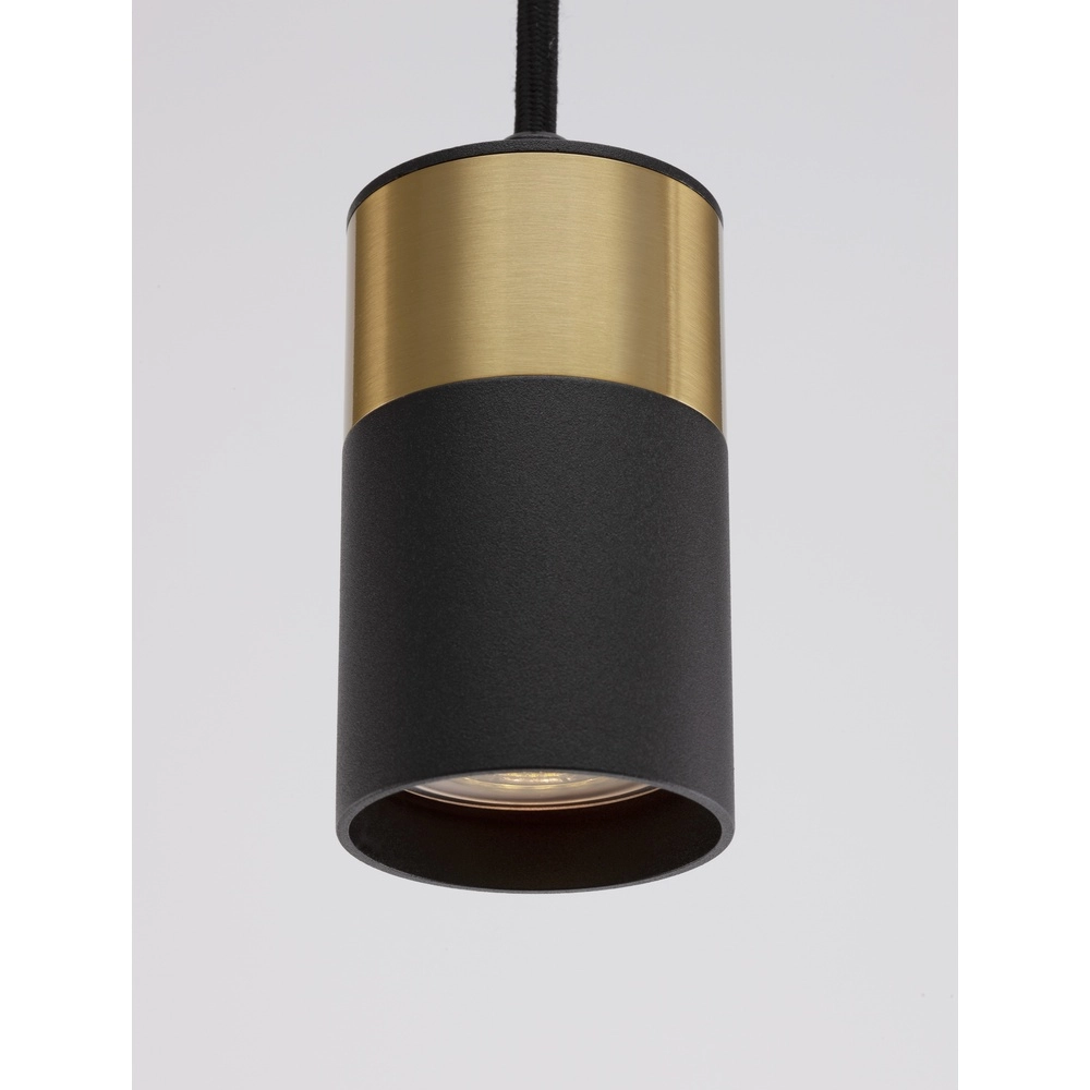 Hanglamp Pongo S enkel 9,5cm goud met zwart
