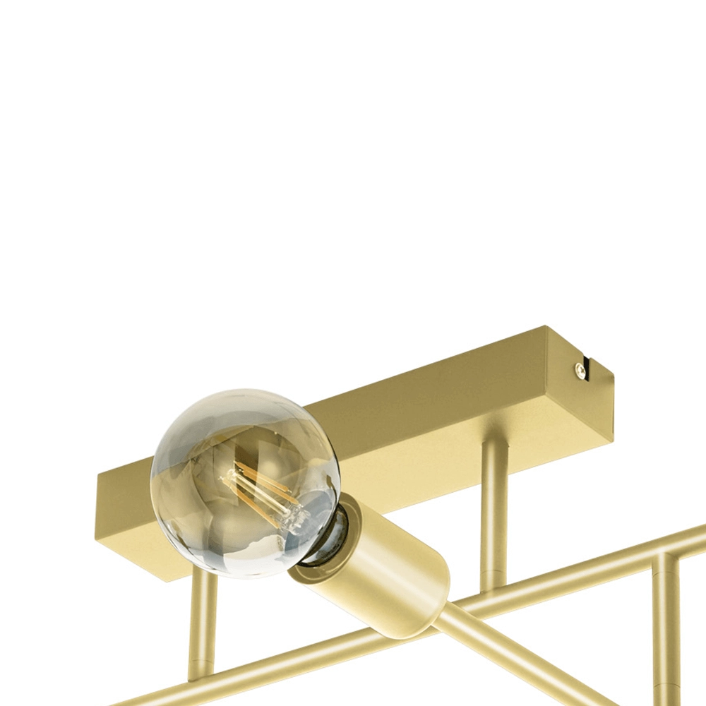 Gouden plafondlamp Belsiana 1 6-lichts Eglo 9002759988814