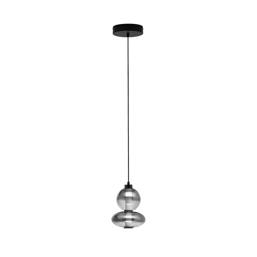 Hanglamp Bally smoke glas 27,5cm Lyora 5212017449153