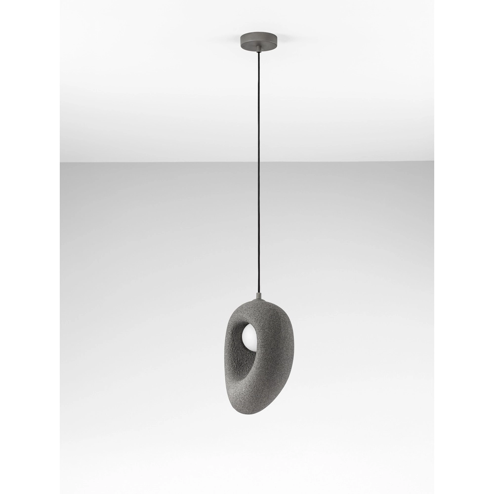 Natural pendant lamp Tempus grey 30cm Lyora 5212017476838