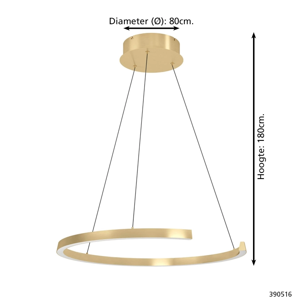 Design hanglamp Labonete verstelbaar goud Stars of Light 9008606357727