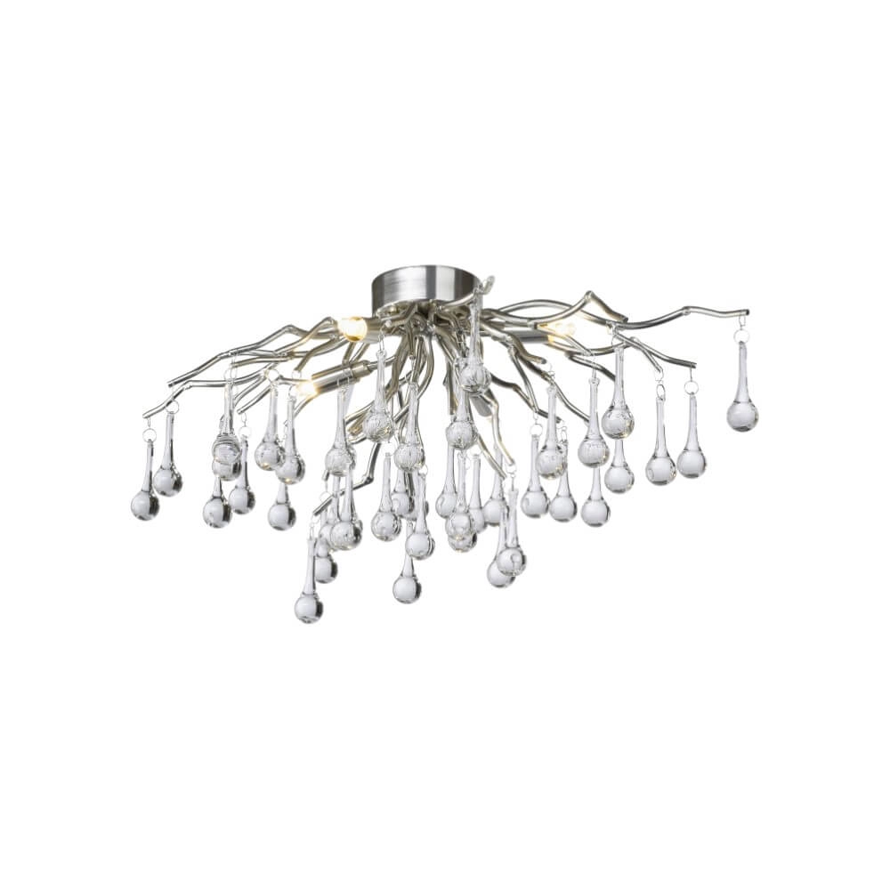 Kroonluchter Icicle metaal 60cm Paul Neuhaus 4012248352076