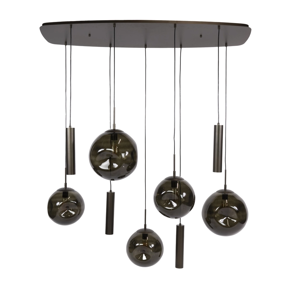 Eettafel hanglamp Stellar 5x E27 + 4x GU10 Lyora 8716803511712
