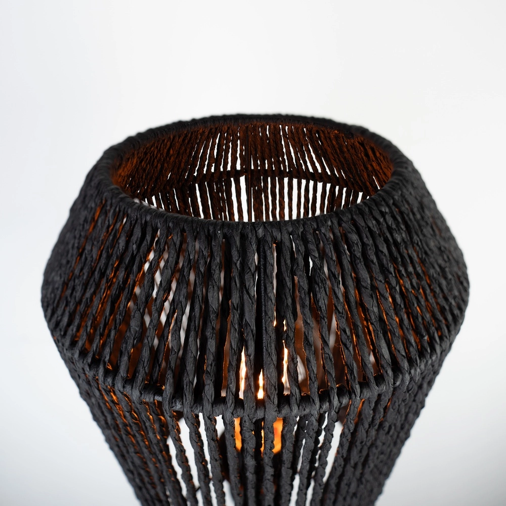 Touw vloerlamp Persley Ø 22cm - zwart Eglo 9002759441081