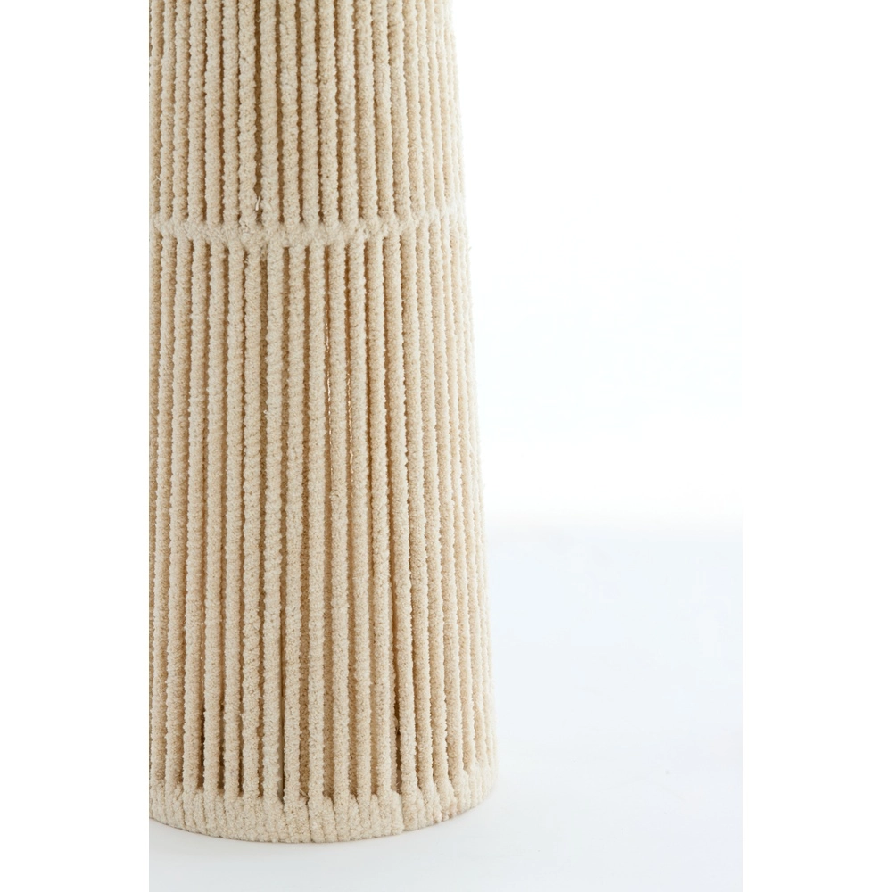 Zand staande schemerlamp Michiel 160cm - chenille crème Light & Living 8717807786151