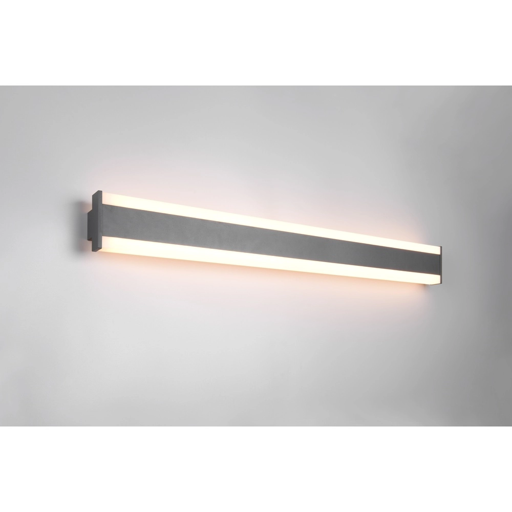 Wandlamp Dawson design antraciet 100cm Trio 4017807603507