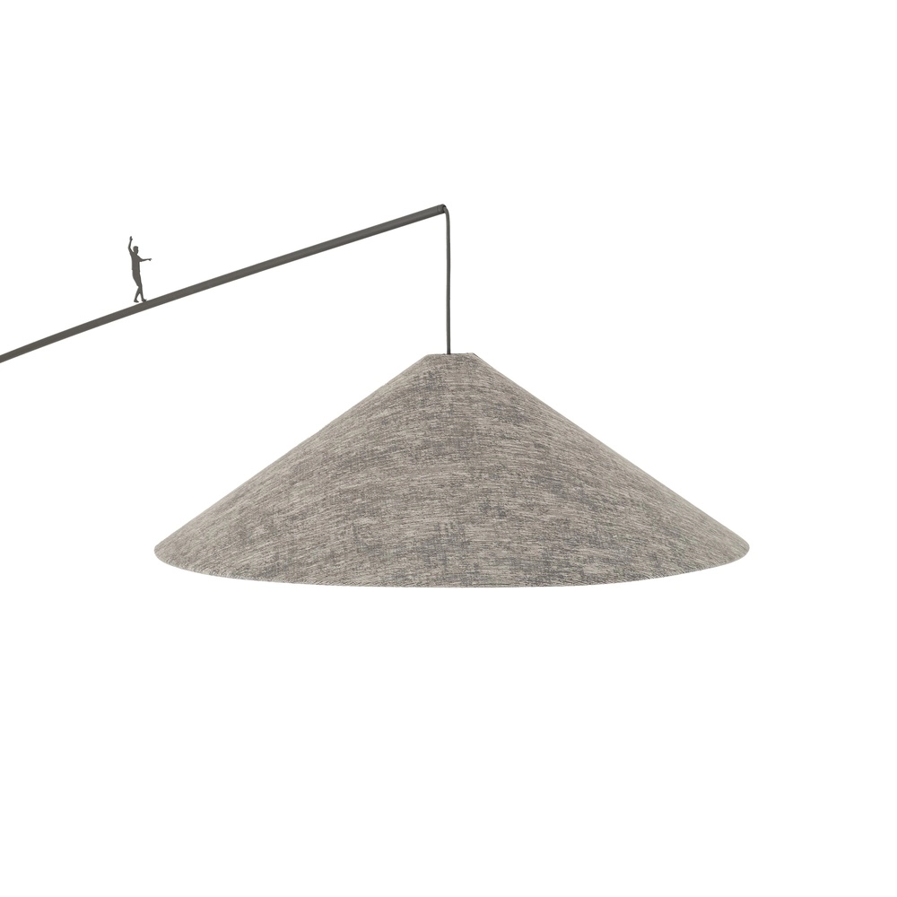 Vloerlamp Poise grijs Ø 72cm Lyora 5903139117678