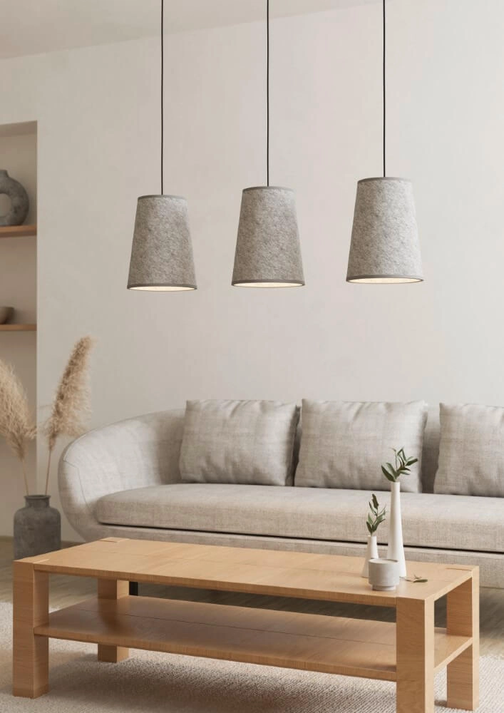 Textiel hanglamp Alsager 3-lichts Eglo 9002759439859