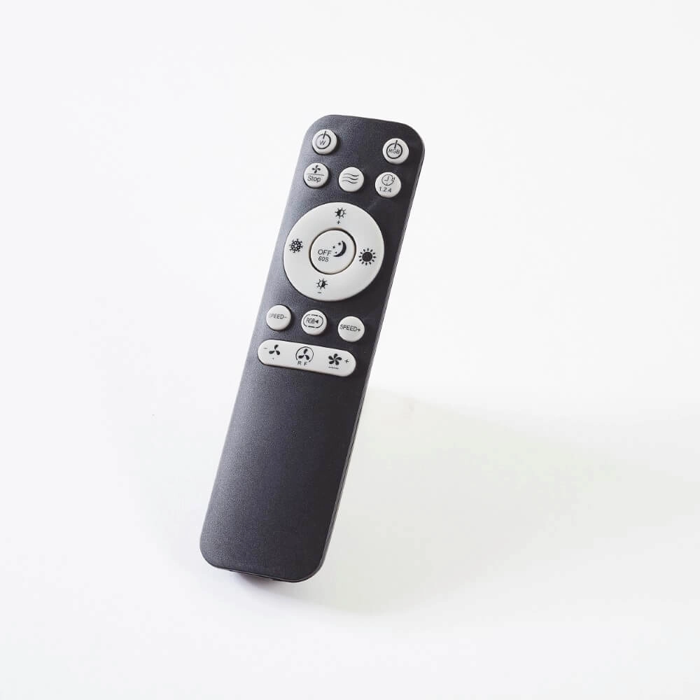 Witte ventilator Salerno met RGB functie Brilliant 4004353433238