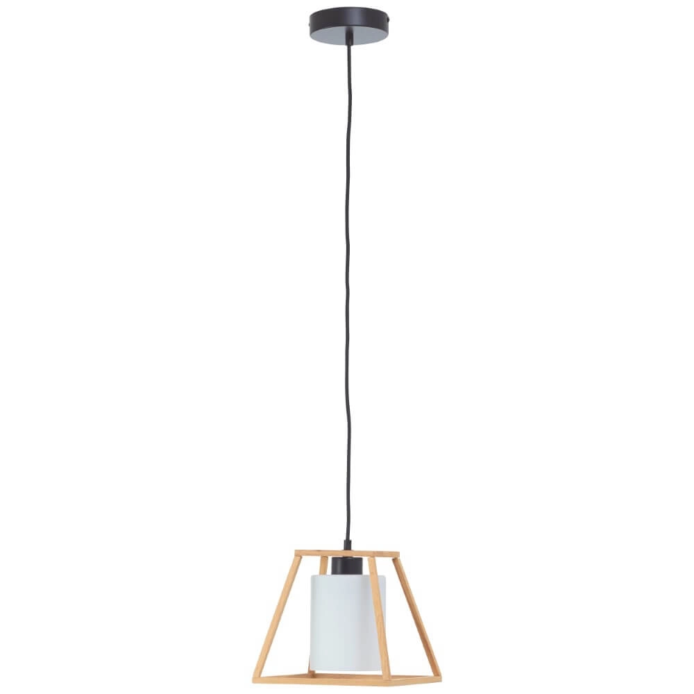 Houten hanglamp Giseh piramid 23 x 23cm Brilliant 4004353428470