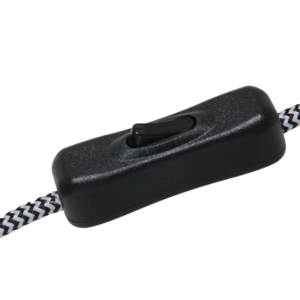 Wandlamp Elegant Classy zwart en rotan kap Steinhauer 8712746182453