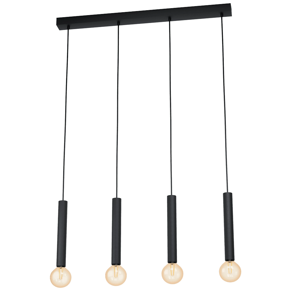 4-lichts pendel lamp Cortenova