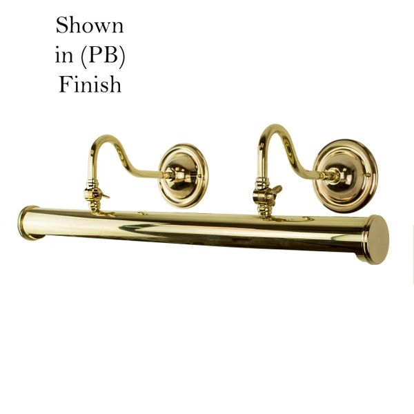 Landelijke schilderij lamp Blenheim Picture 64cm - antiek koper (ANT) Limehouse