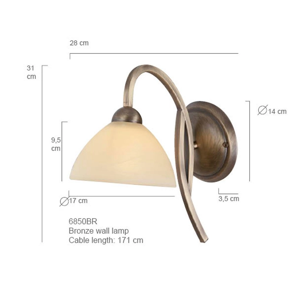 Wandlamp Capri klassiek Steinhauer 8712746180237